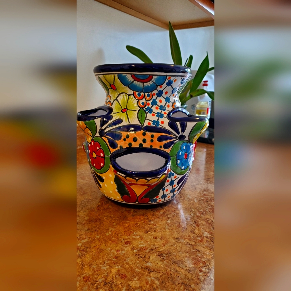Talavera Strawberry Planter Pot